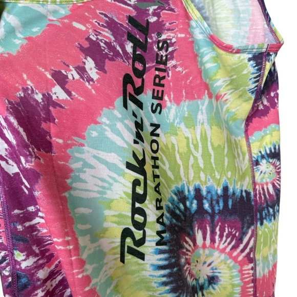 Brooks Women's XS Tie-Dye Tank Top Rock 'n' Roll Marathon Series Running Active - Picture 2 of 7
